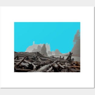 turquoise ruby beach Posters and Art